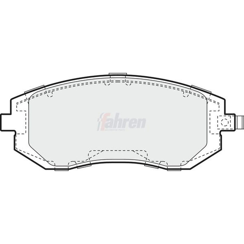 Fahren Front Brake Pad Set fits Subaru Forester 2002-2013 2.0 2.5
