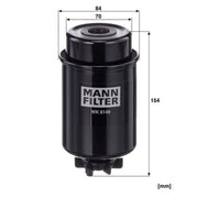 MANN-FILTER Fuel Filter Element WK 8149