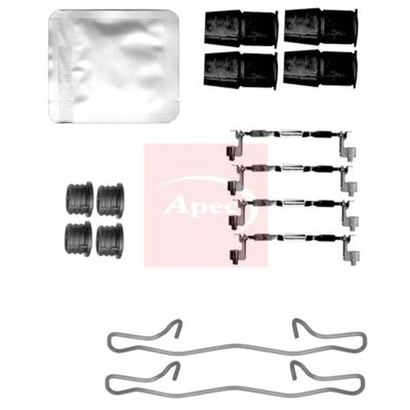 Apec Brake Pad Accessory Fitting Kit Rear KIT1608