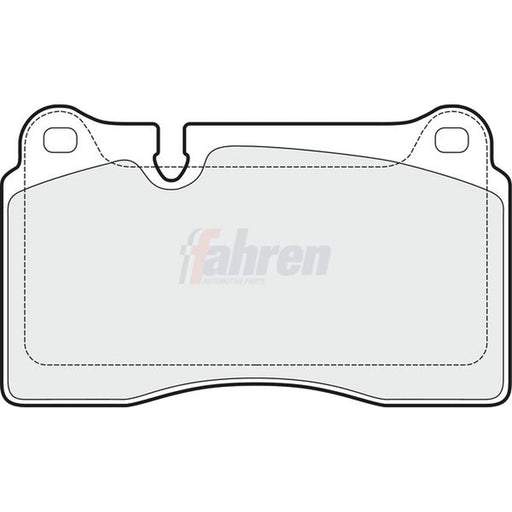 Fahren Front Brake Vented Discs & Pads fits VW Touareg 2004-2018 3.0 3.6