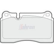 Fahren Front Brake Pad Set FBP3636