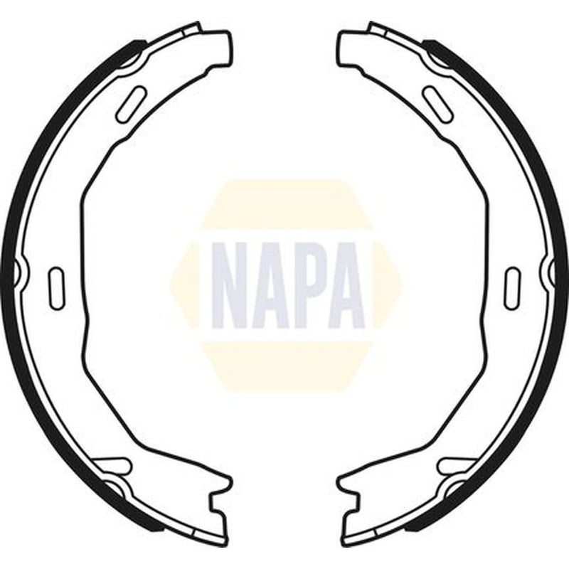 NAPA Parking Brake Shoe Set NBS5034