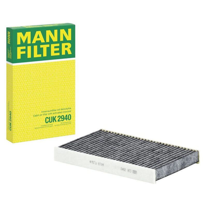 MANN-FILTER Cabin Air Filter (Pollen Filter) Eng.compart. CUK 2940