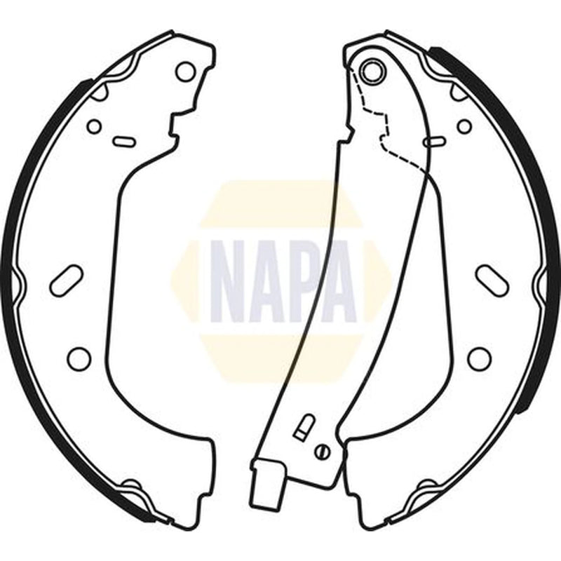 NAPA Brake Shoe Set Axle Kit NBS1071