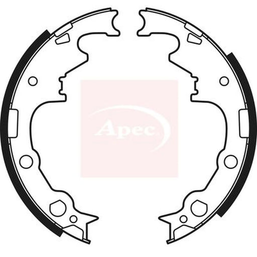 Apec Brake Shoe Set Axle Kit SHU608