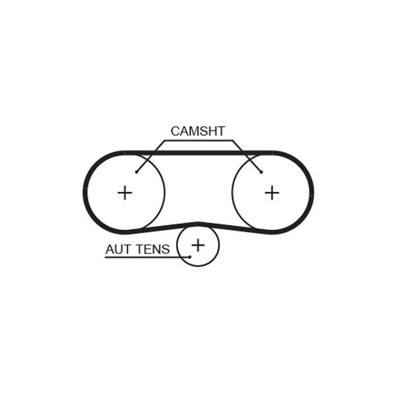 Gates Timing Belt Kit with Rollers K035565XS
