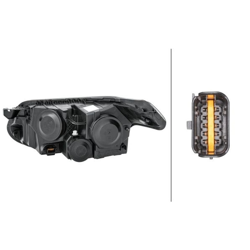 Hella Headlight Headlamp H21W Right 1EG 009 767-021