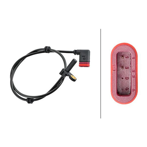 Hella ABS Wheel Speed Sensor Rear 6PU 230 048-211