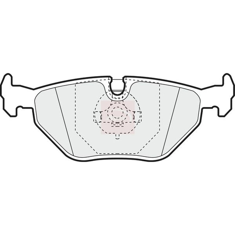Apec Rear Brake Pad Set PAD590