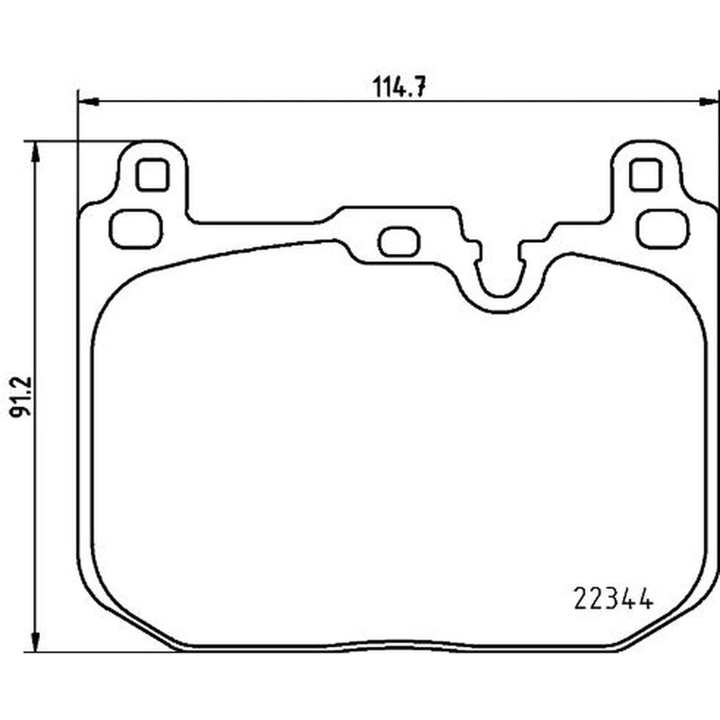 DON Front Brake Pad Set PCP1895