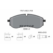 Textar Rear Brake Pad Set 2249201