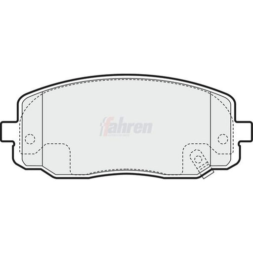 Fahren Front Brake Pad Set FBP3118