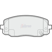 Fahren Front Brake Pad Set fits Hyundai I10 I 2007-2018 1.0 1.1 1.2
