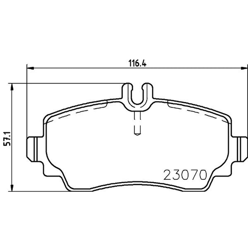 Mintex Front Brake Pad Set MDB2643