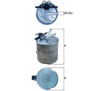 Mahle Fuel Filter Element KL 440/37