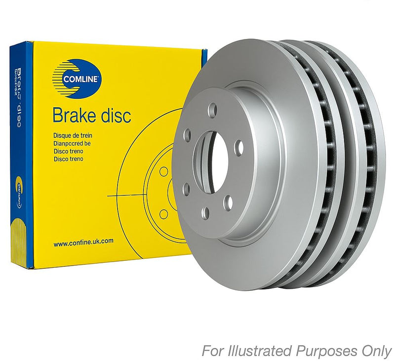 Comline 2 x Vented Front Brake Discs ADC5077V