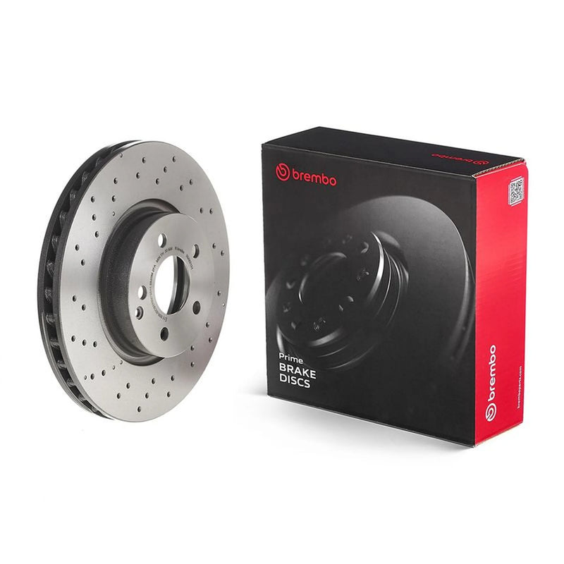 Brembo 2 x Perforated/Vented Front Brake Discs 09.A621.31-x2
