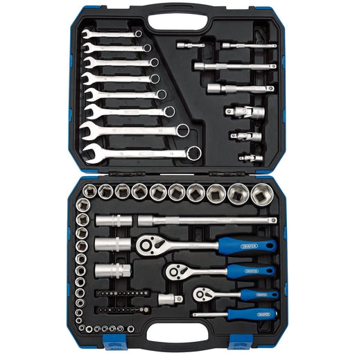 Draper Metric Tool Kit, 1/4", 3/8" and 1/2" Sq. Dr. (75 Piece) 16364 Draper  - Town Parts