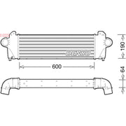 Denso Intercooler (Charge Air Cooler) fits Iveco Daily V Platform 2011-2014