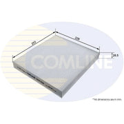 Comline Cabin Air Filter (Pollen Filter) EKF434