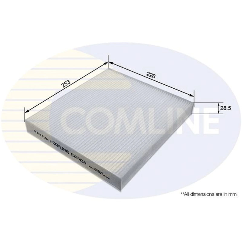 Comline Cabin Air Filter (Pollen Filter) EKF434