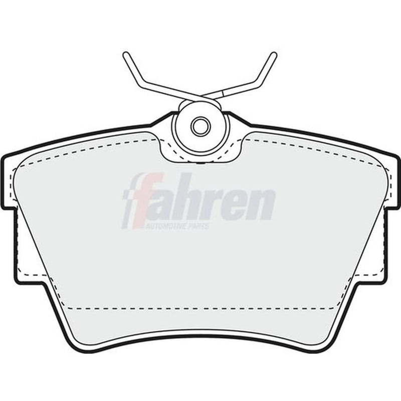 Fahren Rear Brake Pad Set FBP3025