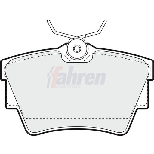 Fahren Rear Brake Pad Set FBP3025