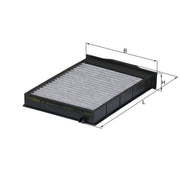 Mahle Cabin Air Filter (Pollen Filter) LAK 175