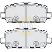 NAPA Rear Brake Pad Set NBP1797