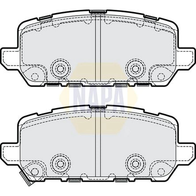 NAPA Rear Brake Pad Set NBP1797