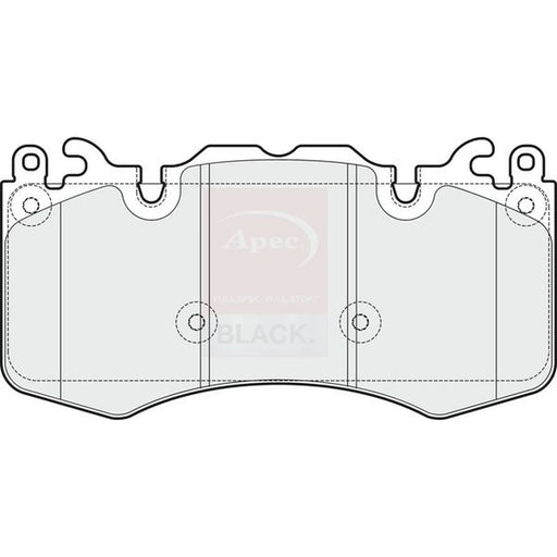 Apec Front Brake Pad Set PAD1737B