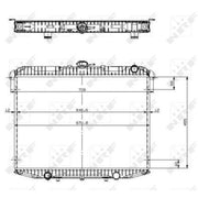 NRF Engine Radiator 509533