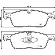 DON Front Brake Pad Set PCP2159
