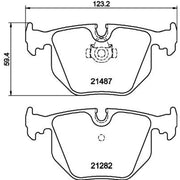 Mintex Rear Brake Pad Set MDB2534