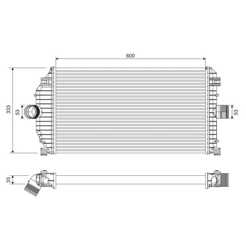 Valeo Intercooler (Charge Air Cooler) 817924