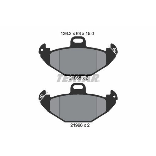 Textar Rear Brake Pad Set 2196502