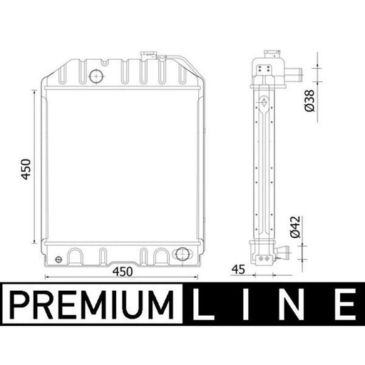 Mahle Engine Radiator CR 2298 000P