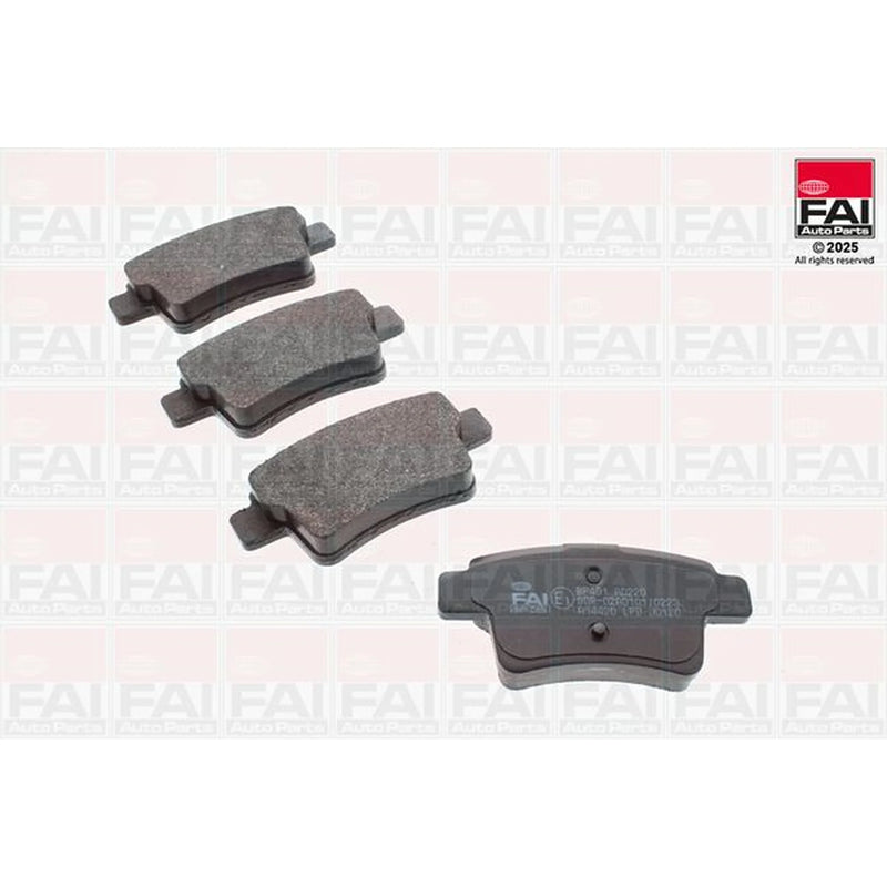 FAI Rear Brake Pad Set BP491