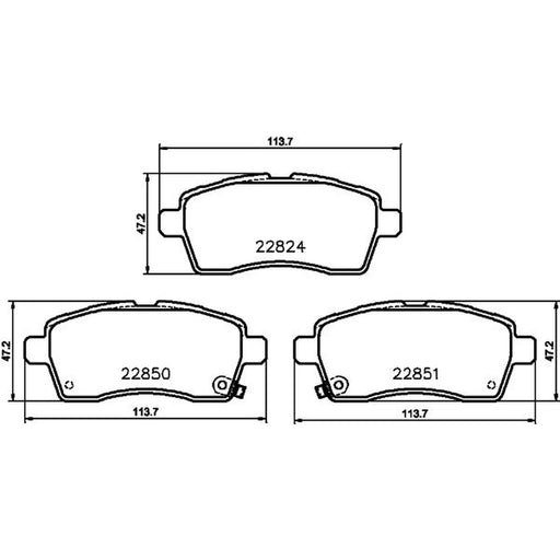 Mintex Front Brake Pad Set MDB4029