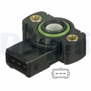 Delphi Throttle Position Sensor SS10562-12B1