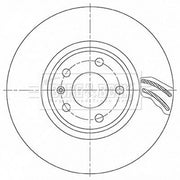 Borg & Beck 2 x Vented Front Brake Discs BBD6163S-x2