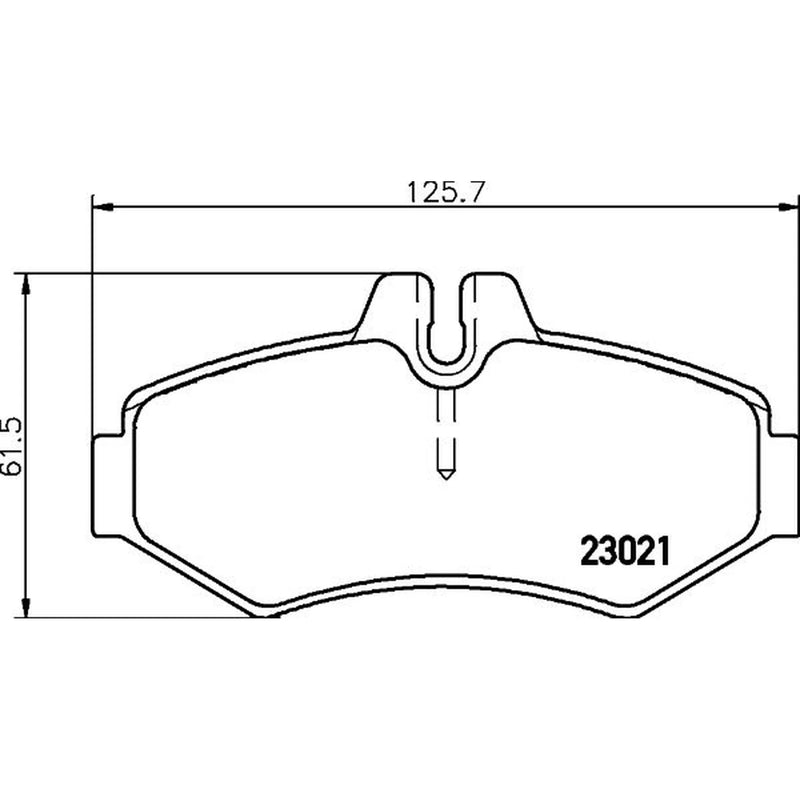 Mintex Rear Brake Pad Set MDB1997