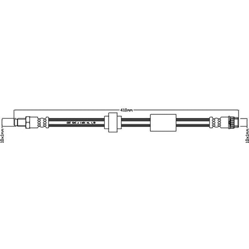 Juratek Brake Hydraulic Hose Line Right JBH1136