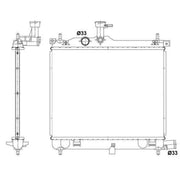 NRF Engine Radiator 53025