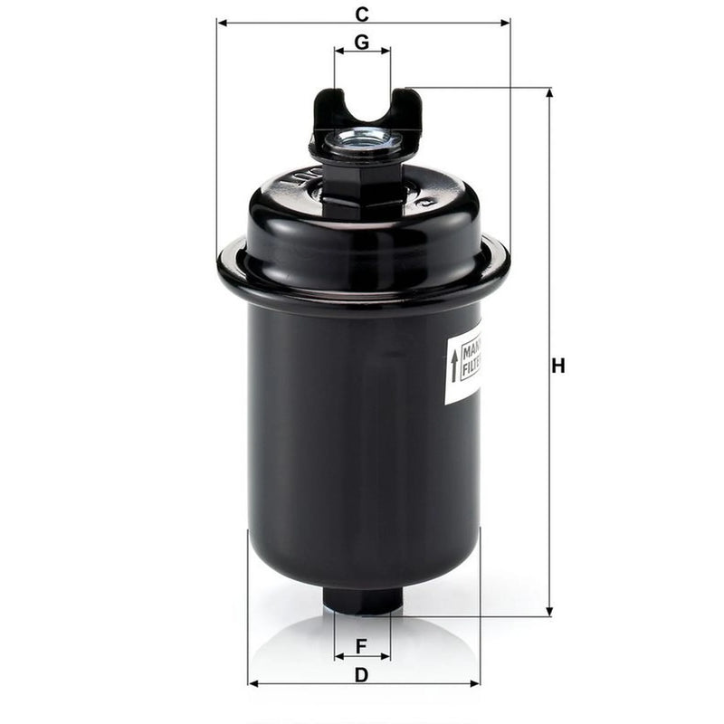 MANN-FILTER Fuel Filter Element WK 612/4