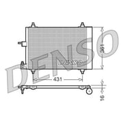 Denso Air Conditioning Condenser DCN07009
