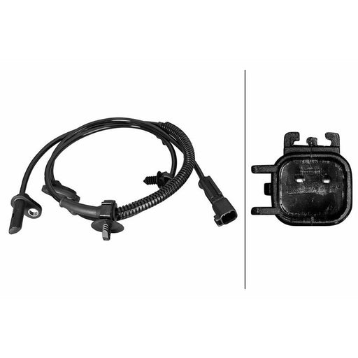 Hella ABS Wheel Speed Sensor Front 6PU 358 219-201