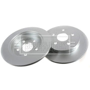 Borg & Beck 2 x Solid Rear Brake Discs BBD5433-x2