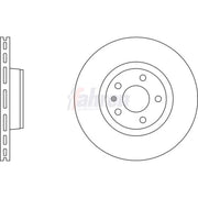 Fahren Front Brake Vented Discs & Pads fits Audi A6 C6 2004-2011 2.0 2.4
