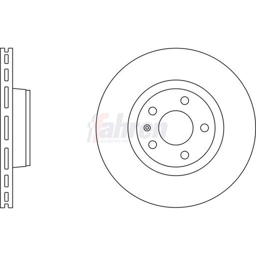 Fahren 2 x Vented Brake Discs fits Audi A6 C6 2004-2011 2.0 2.4